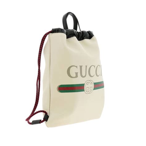 zaino gucci bianco|Altro.